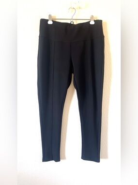 Maze Collection Classic Black Women's Ponte Leggings